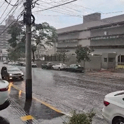 Chuva chega a Campo Grande e derruba temperatura em MS